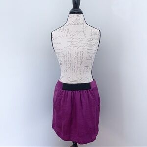 ANN TAYLOR LOFT Purple Mini Skirt